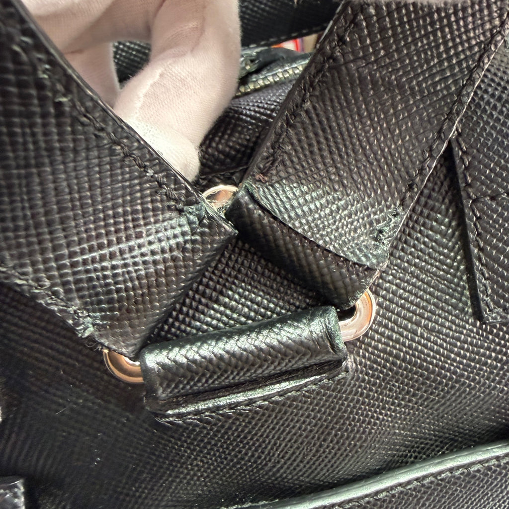 Prada Black Backpack Length 27 x Width 10 x Height 35 cm VZ0063-2FAD-F0002