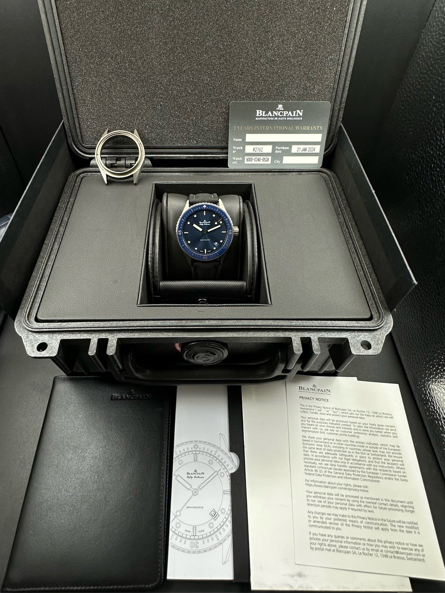 Blancpain Metal Gray Automatic (self-winding) watch