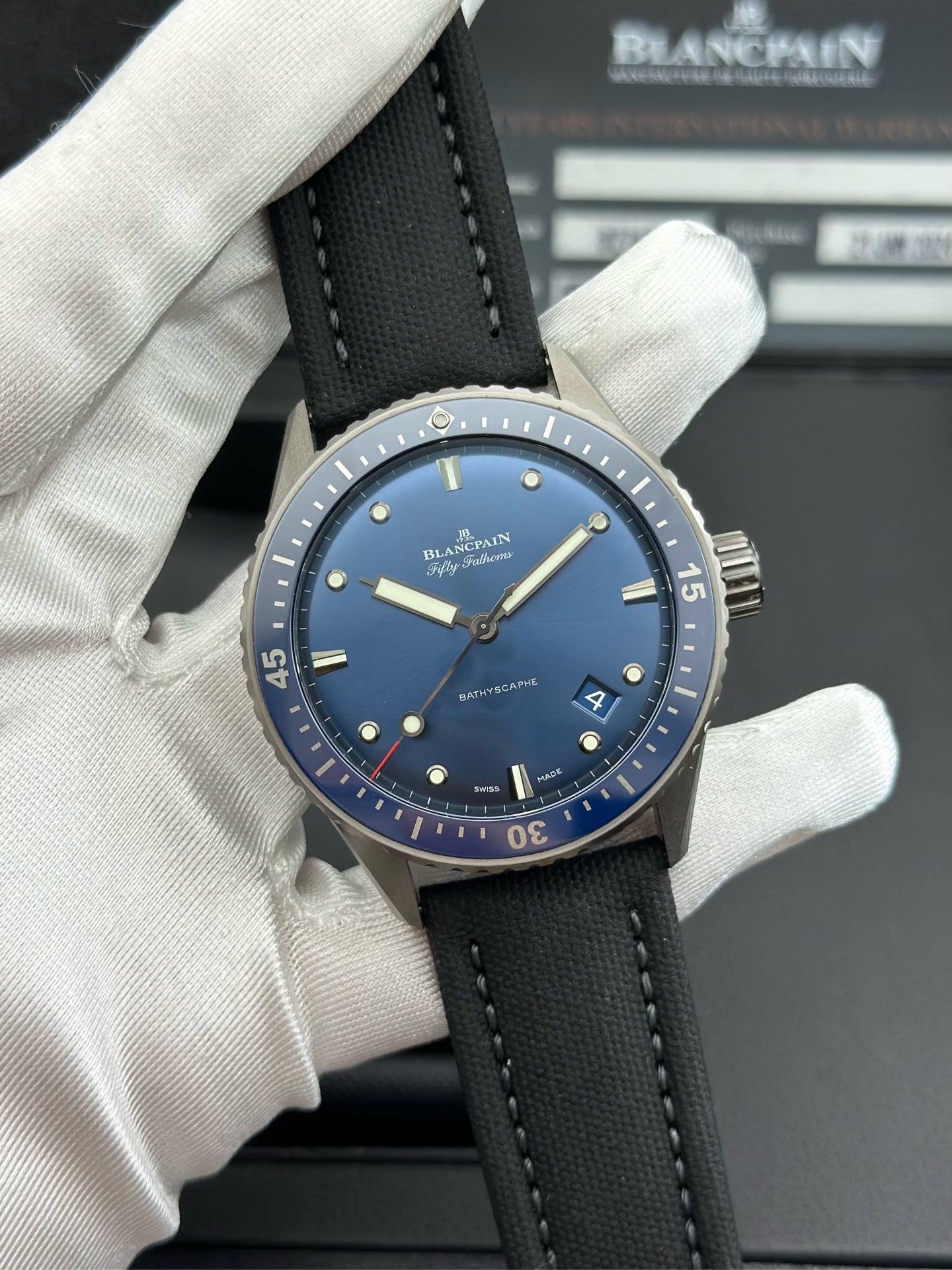 Blancpain Metal Gray Automatic (self-winding) watch