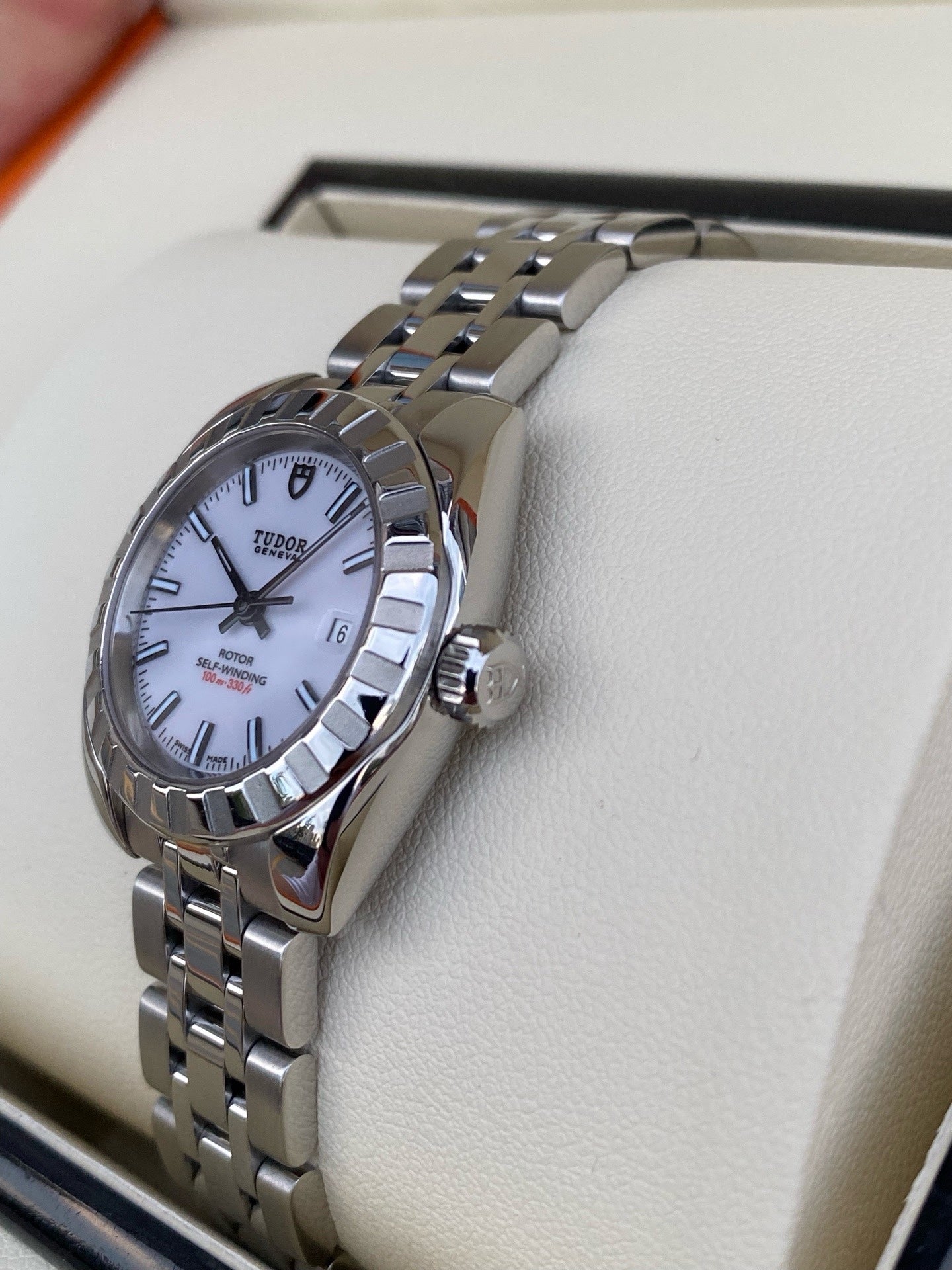 Tudor Classic Silver Automatic (self-winding) watch 28 millimeters M22010-0007