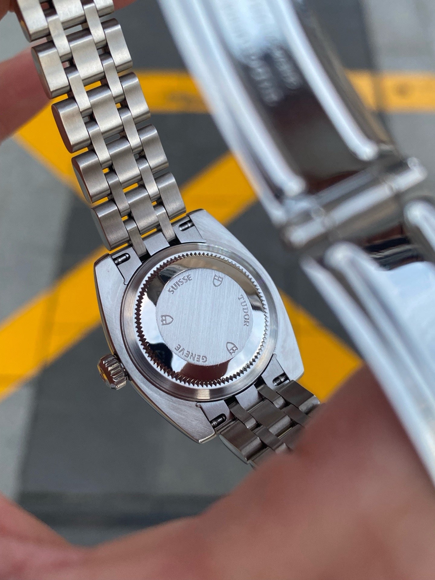 Tudor Classic Silver Automatic (self-winding) watch 28 millimeters M22010-0007