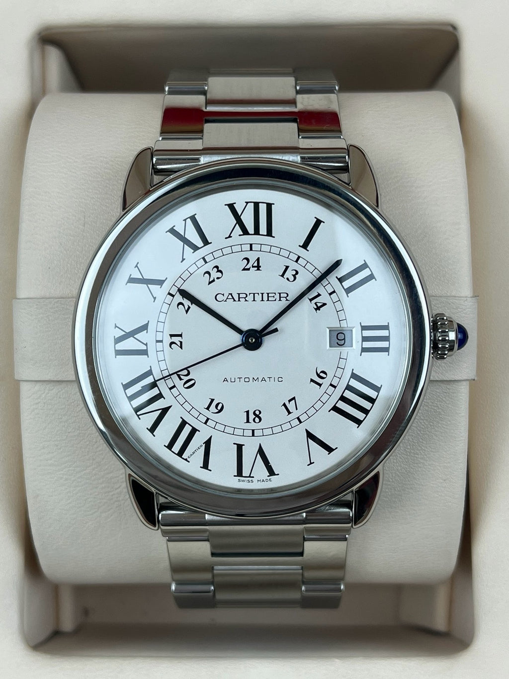 Cartier RONDE DE CARTIER White Automatic (self-winding) watch 42 millimeters W6701011