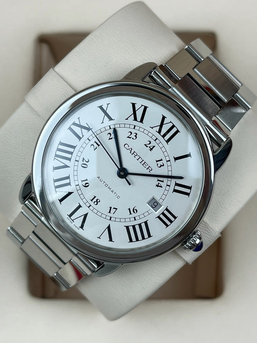 Cartier RONDE DE CARTIER White Automatic (self-winding) watch 42 millimeters W6701011