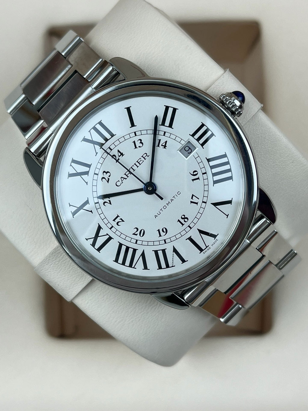 Cartier RONDE DE CARTIER White Automatic (self-winding) watch 42 millimeters W6701011