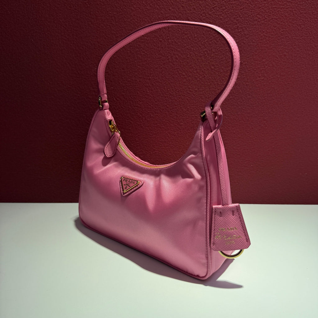 Prada Cordura Pink Shoulder Bag