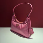 Prada Cordura Pink Shoulder Bag