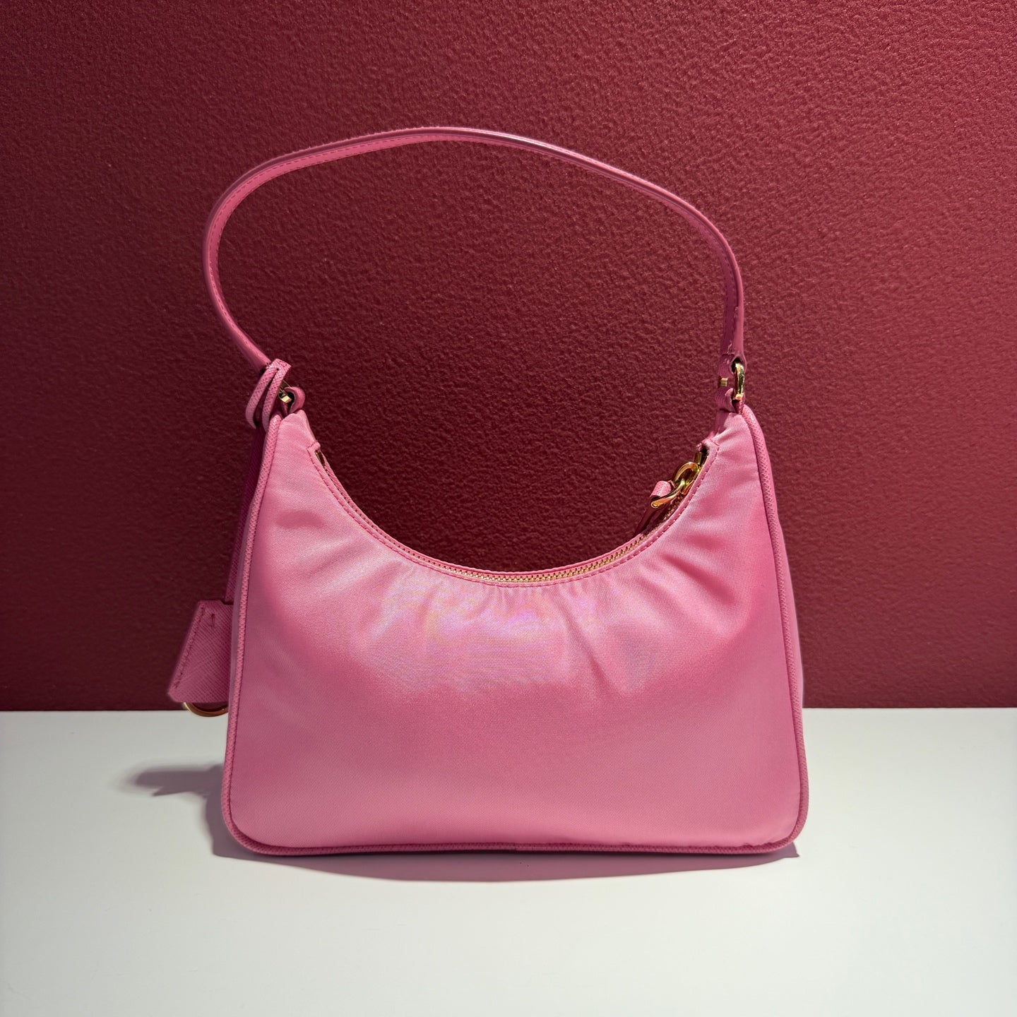 Prada Cordura Pink Shoulder Bag
