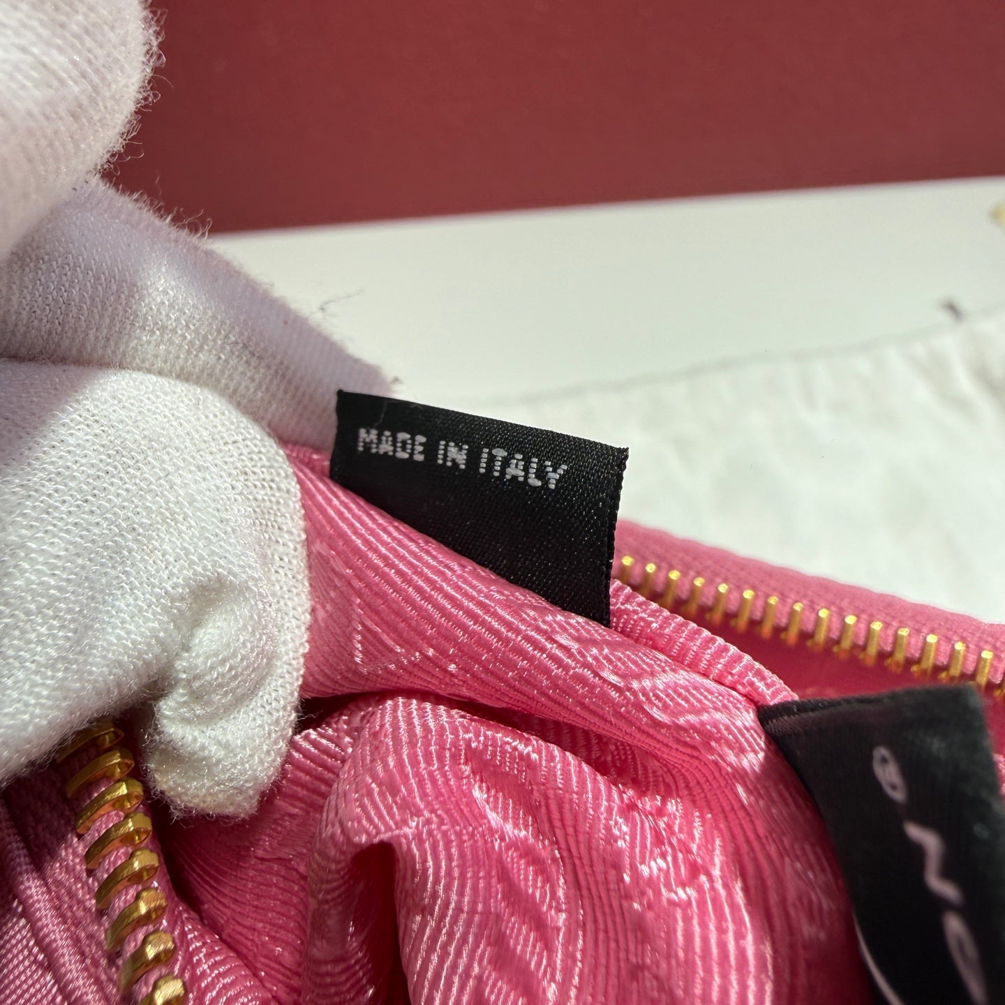 Prada Cordura Pink Shoulder Bag