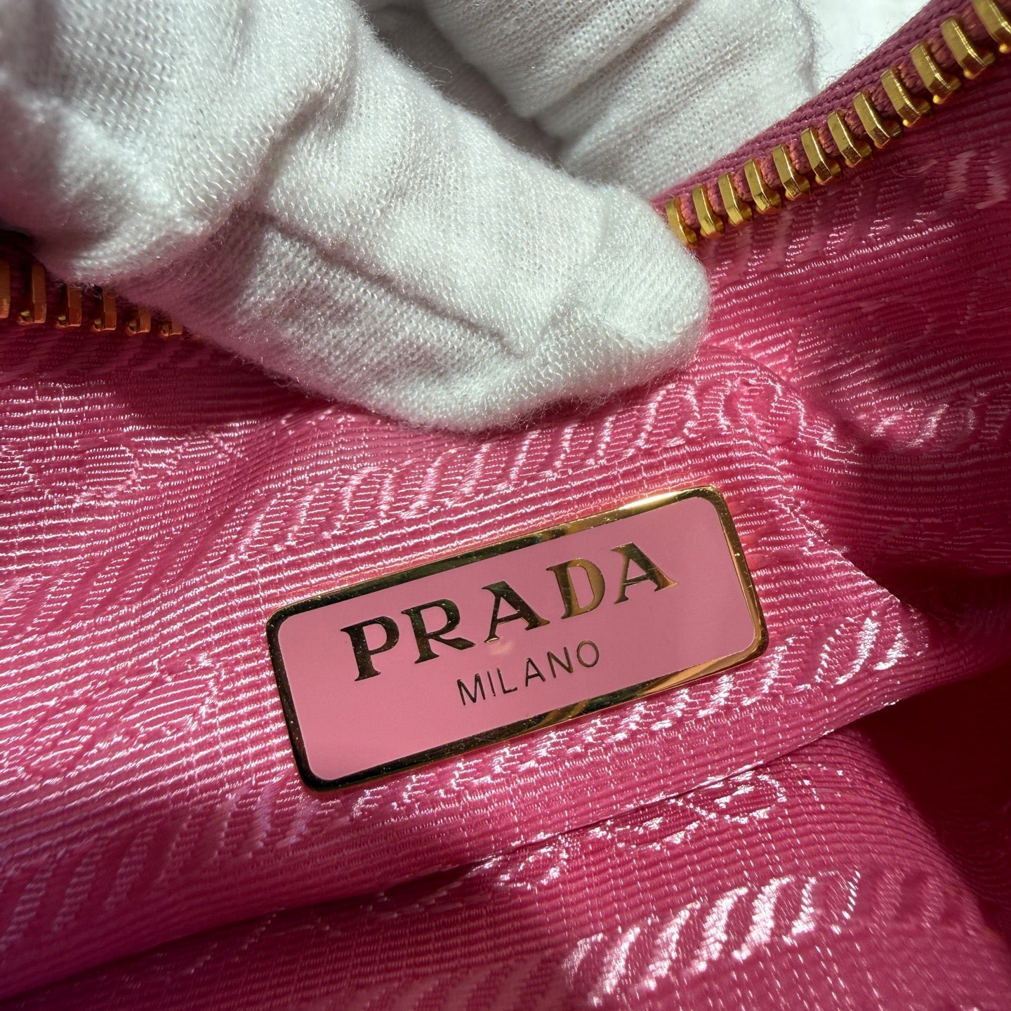 Prada Cordura Pink Shoulder Bag