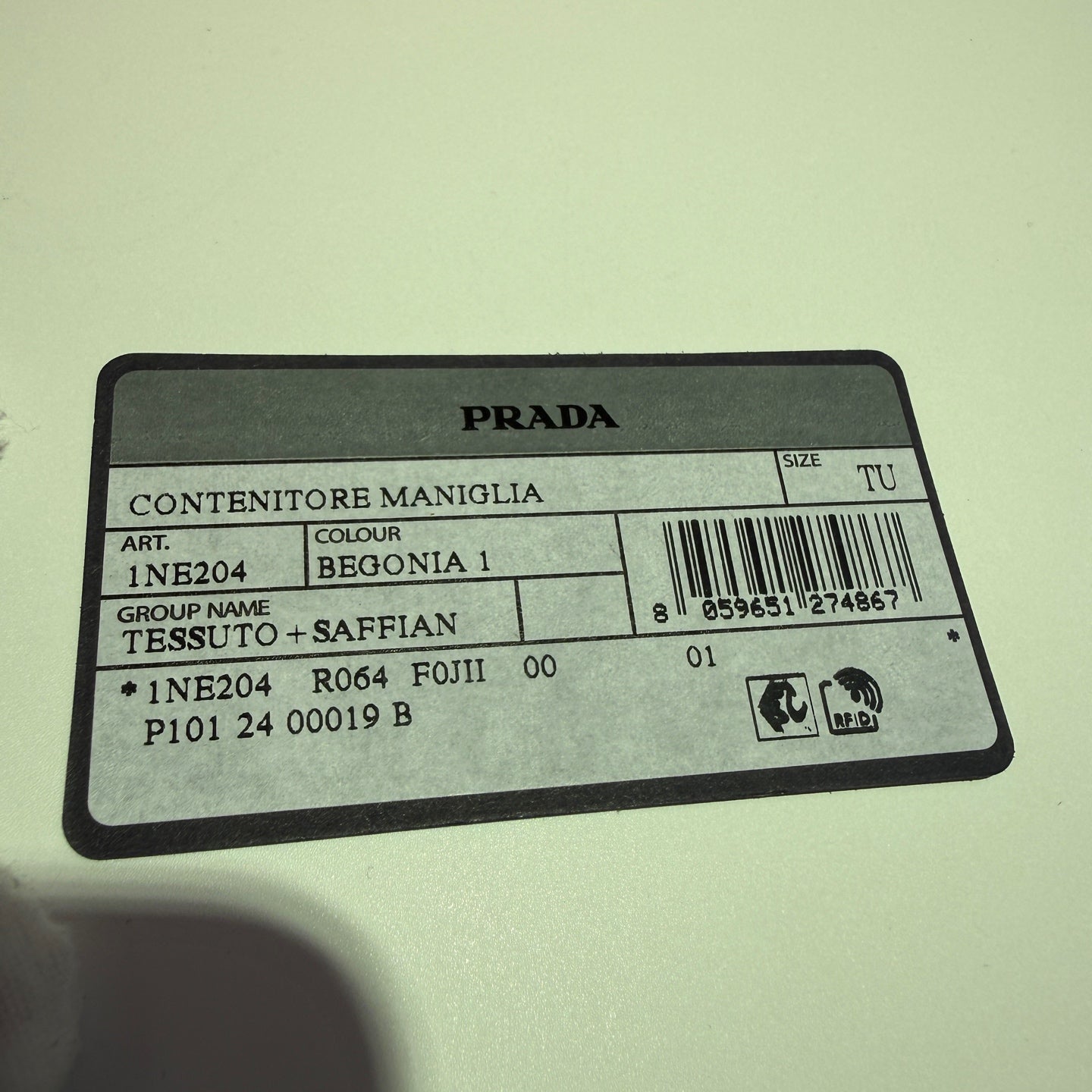 Prada Cordura Pink Shoulder Bag