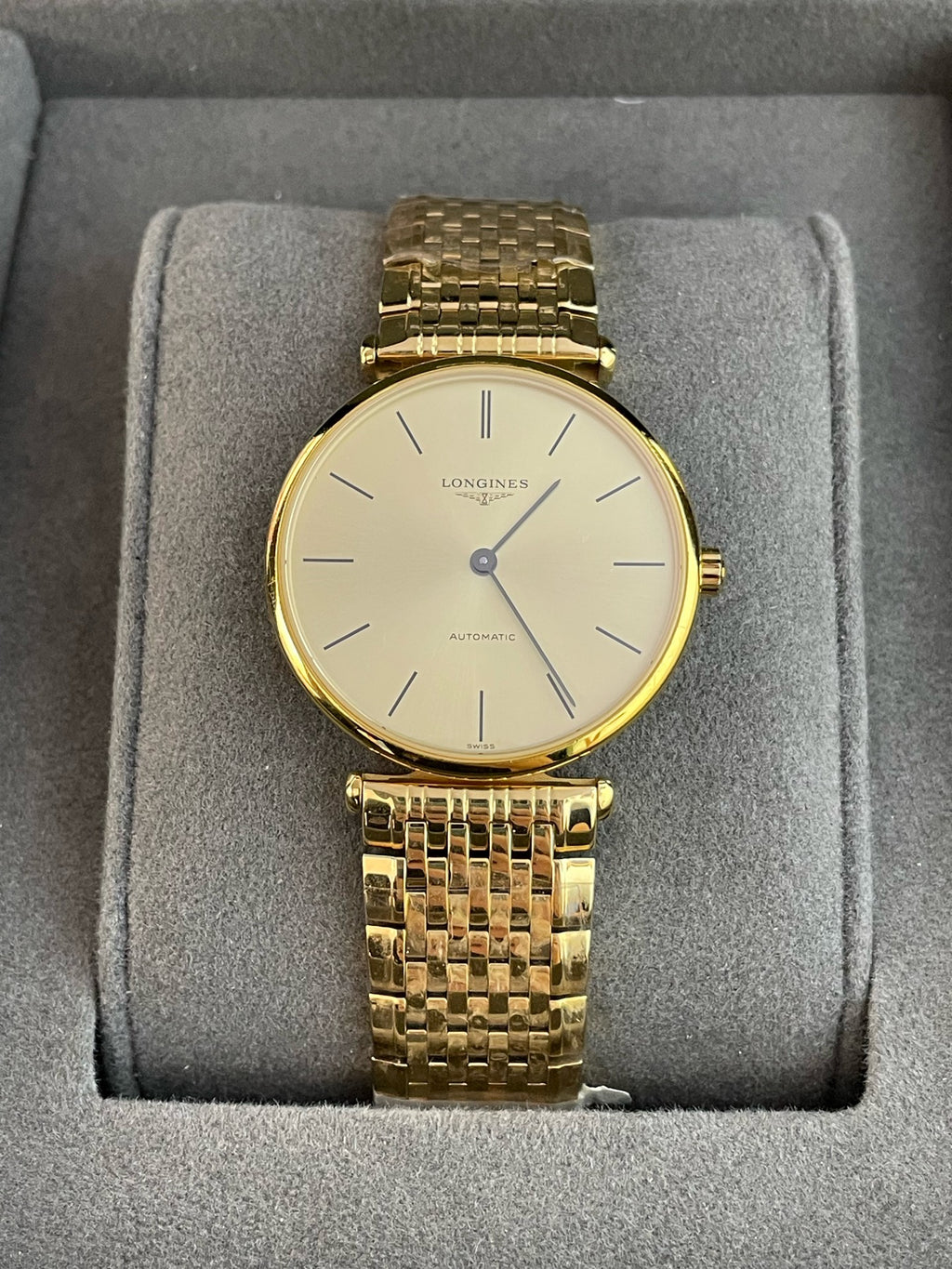 Longines Jialan Series White Automatic (self-winding) watch 34.00 MM L4.708.2.32.8