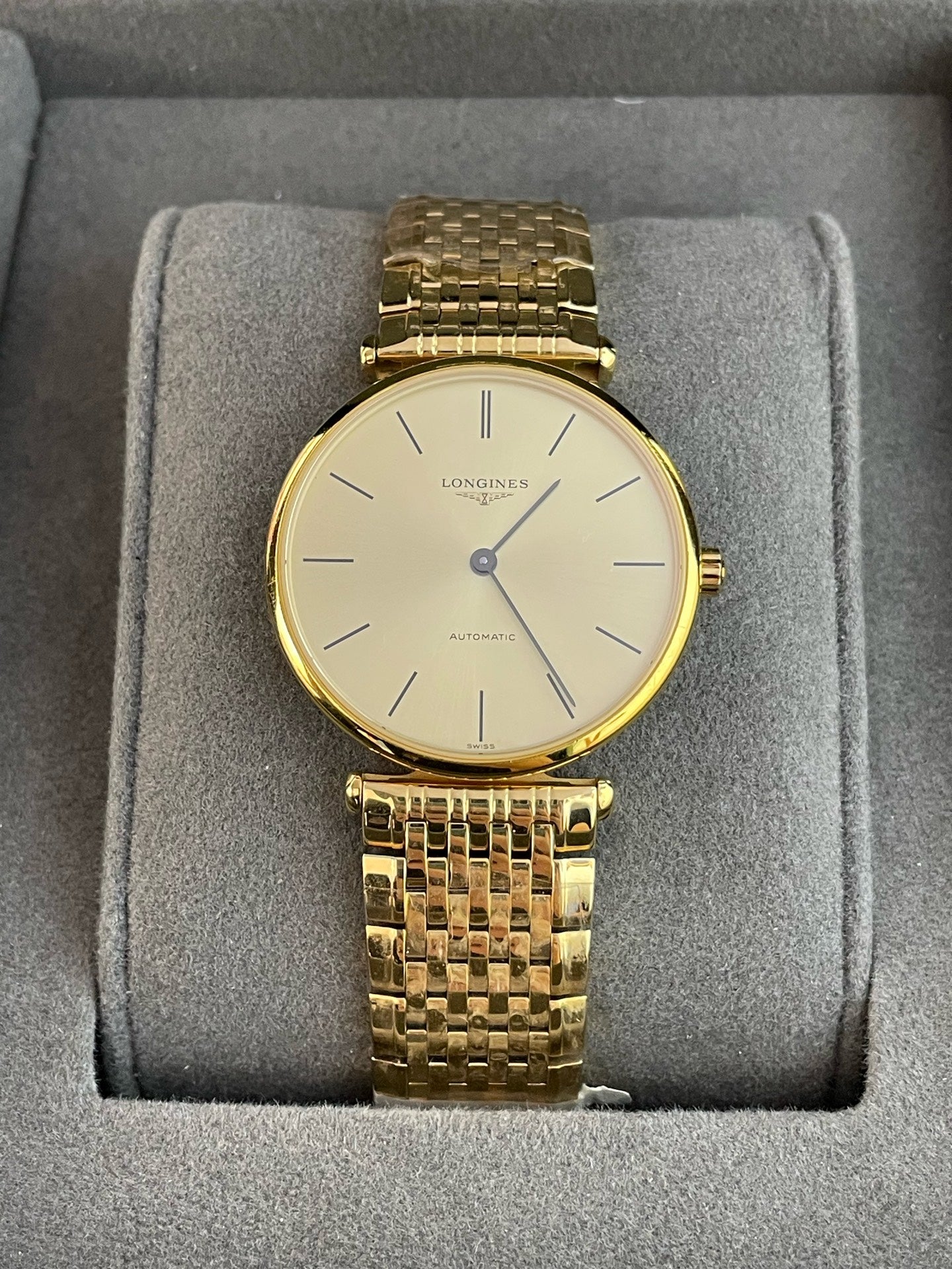 Longines Jialan Series White Automatic (self-winding) watch 34.00 MM L4.708.2.32.8