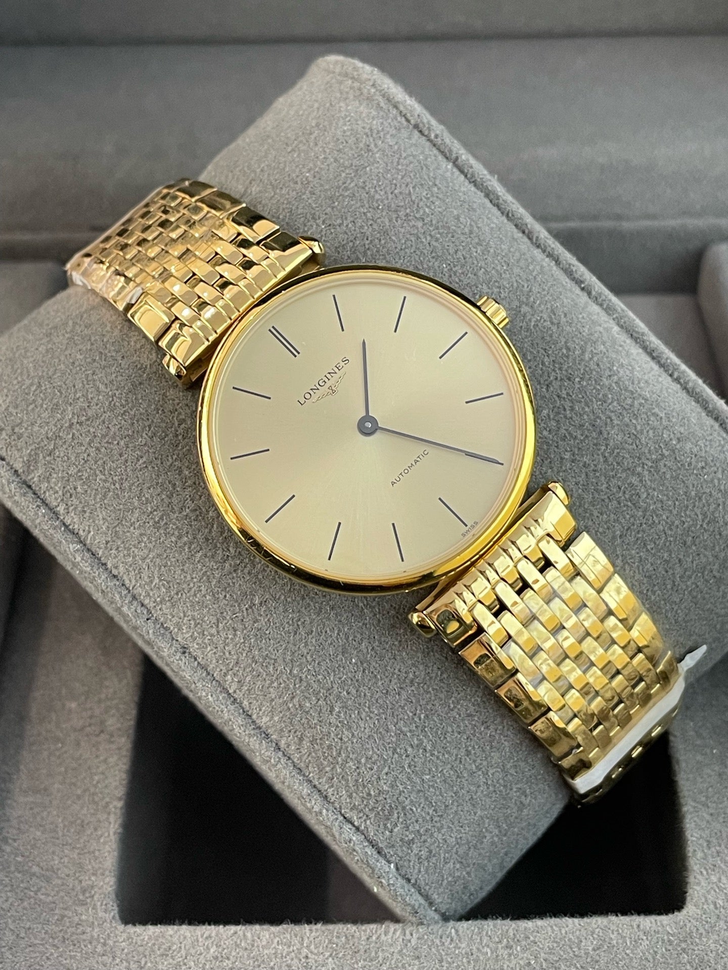 Longines Jialan Series White Automatic (self-winding) watch 34.00 MM L4.708.2.32.8