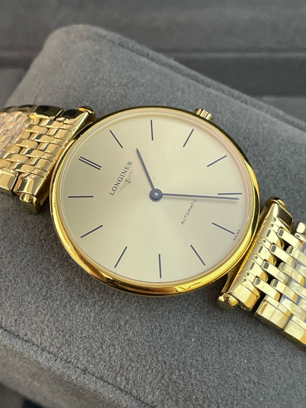 Longines Jialan Series White Automatic (self-winding) watch 34.00 MM L4.708.2.32.8