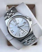 Longines White Automatic (self-winding) watch