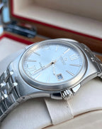 Longines White Automatic (self-winding) watch