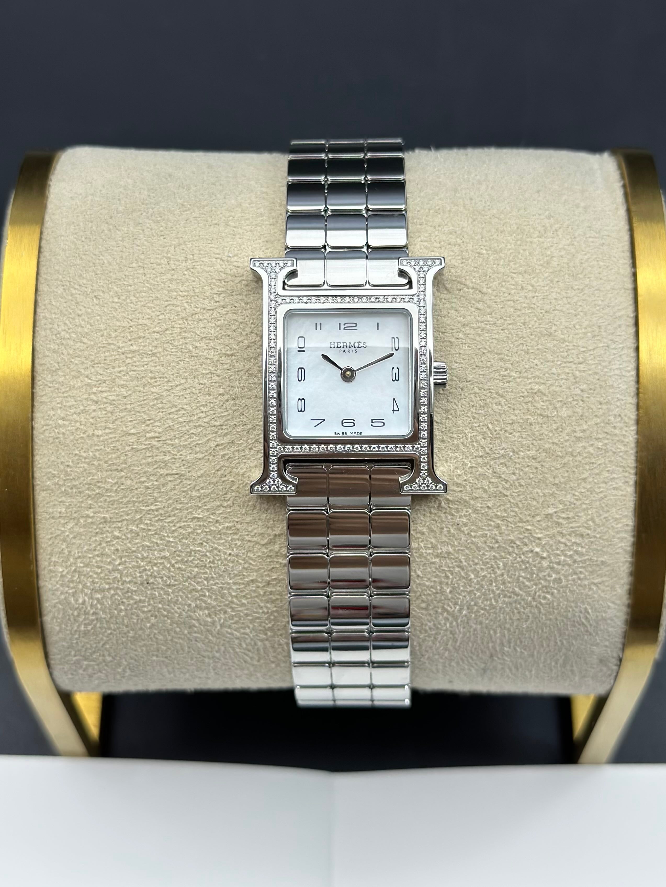 Hermes White Quartz watch