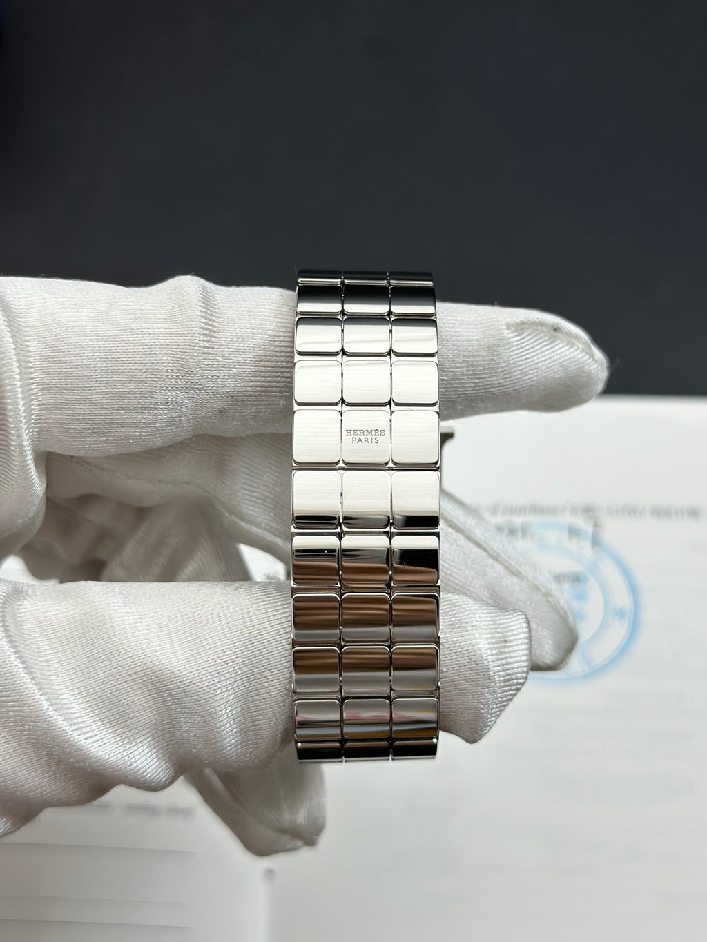 Hermes White Quartz watch