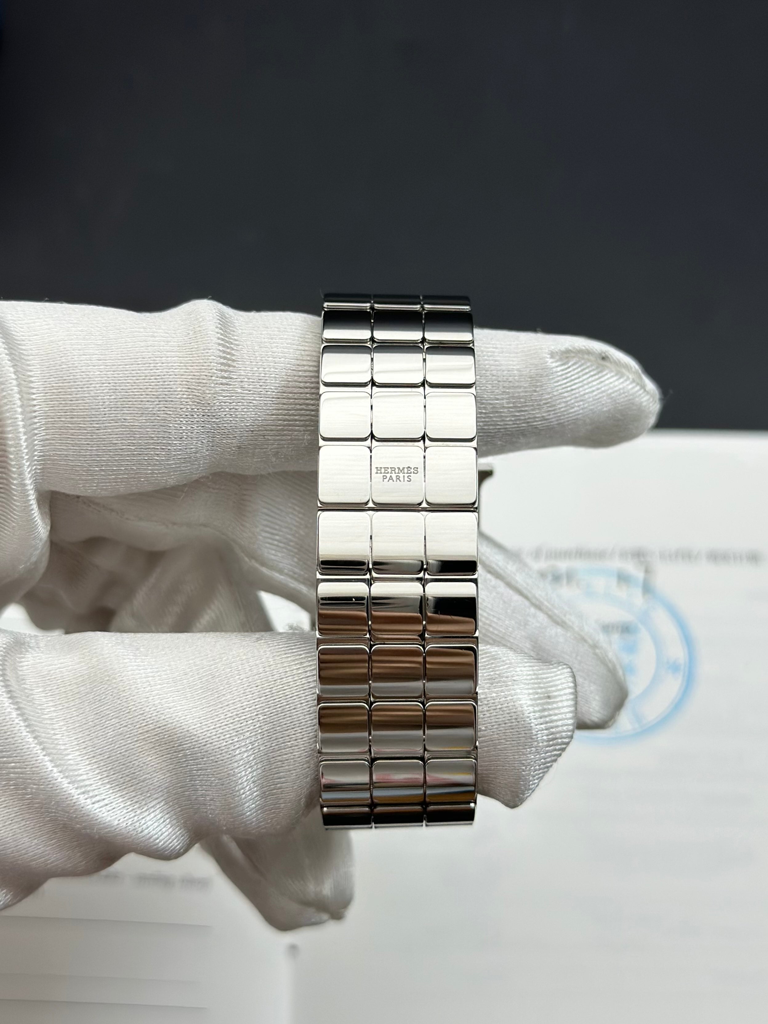 Hermes White Quartz watch