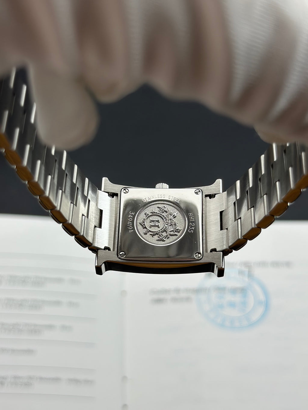 Hermes White Quartz watch