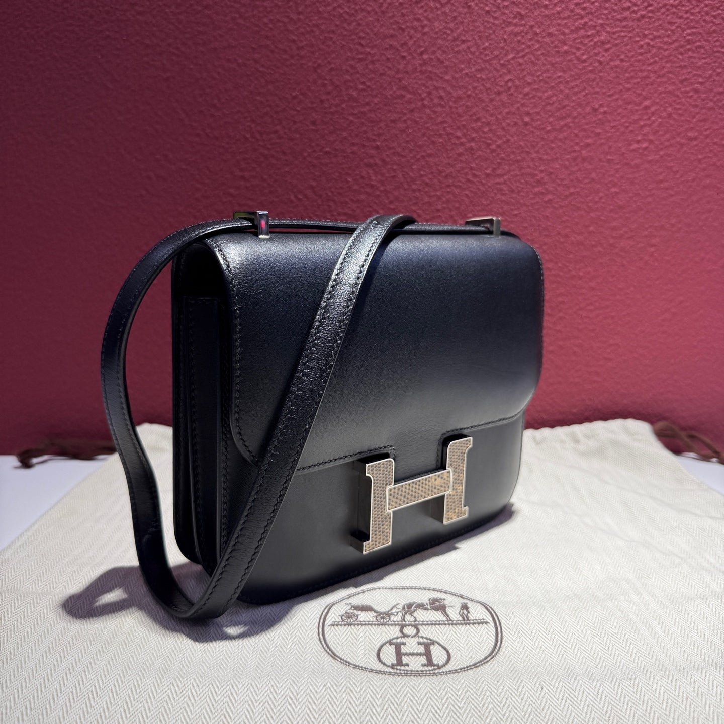 Hermes Black Crossbody
