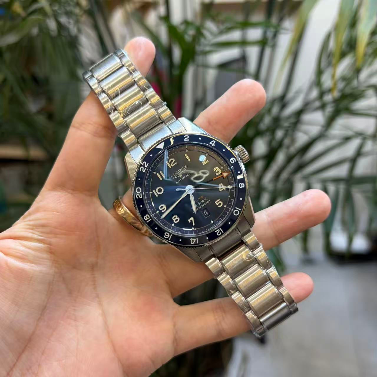 Longines Zulu Time watch from the Pioneer Collection Mechanical watch 42.00mm L3.812.4.93.6