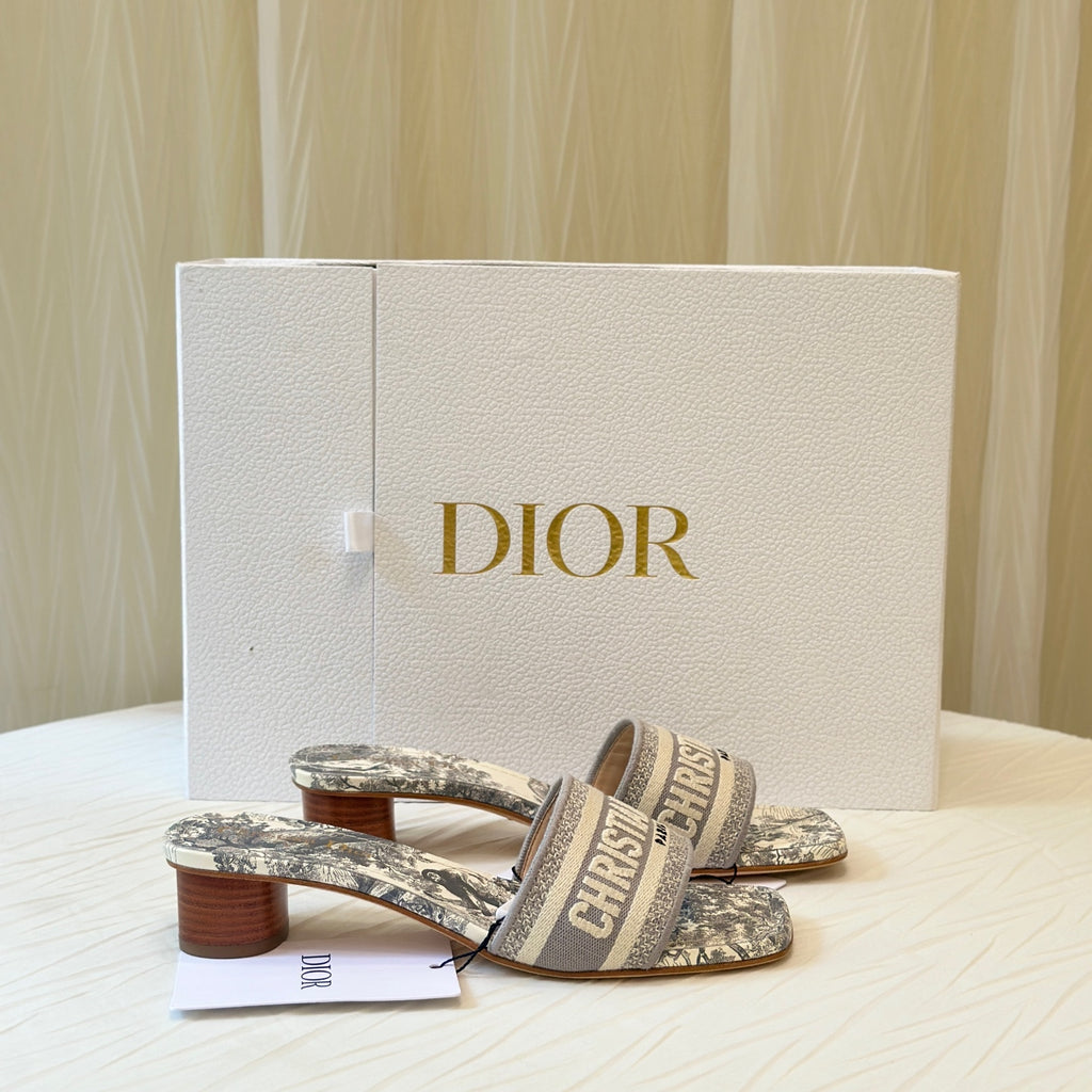 Dior Gray Flip flop