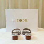 Dior Gray Flip flop