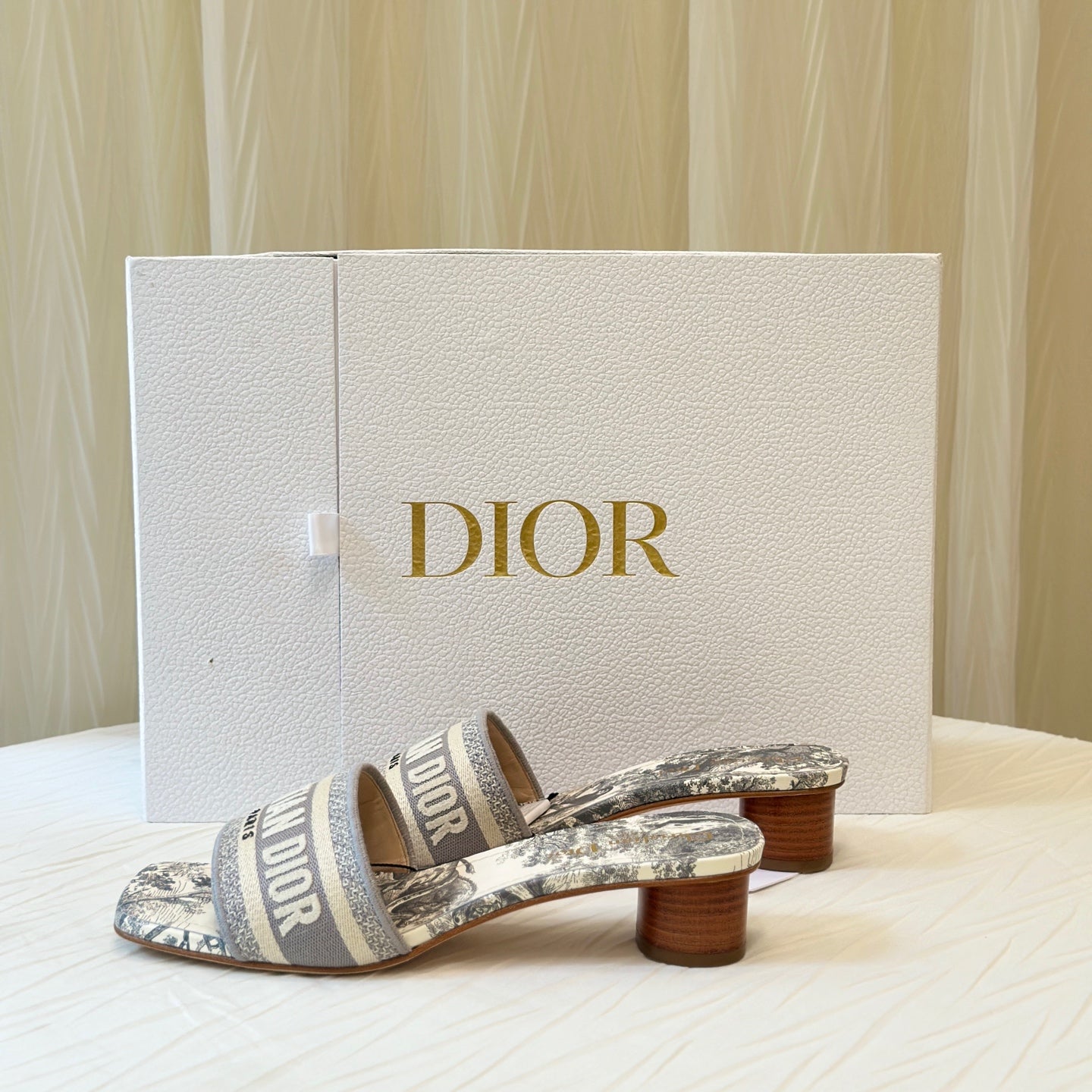 Dior Gray Flip flop