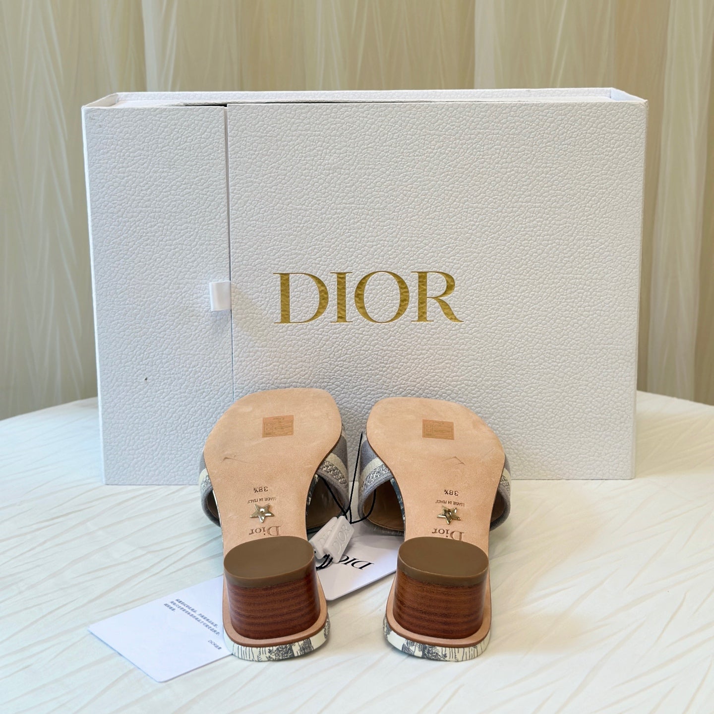 Dior Gray Flip flop