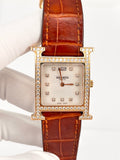 Hermes Rose gold Quartz watch
