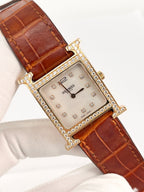 Hermes Rose gold Quartz watch