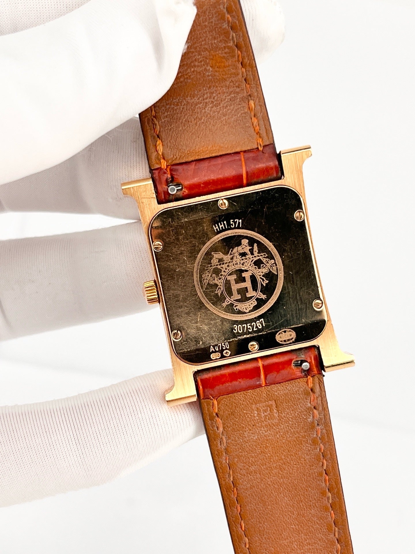 Hermes Rose gold Quartz watch