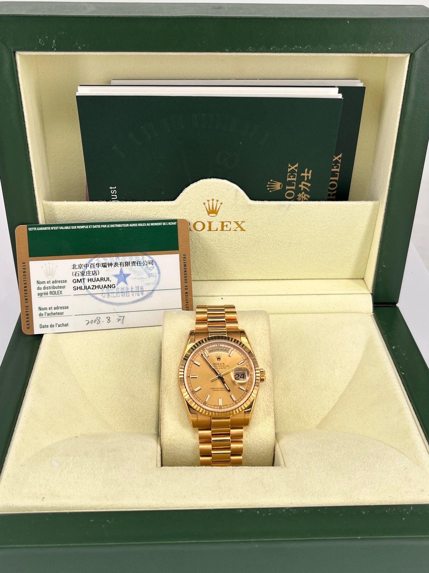 Rolex Gold Automatic (self-winding) watch