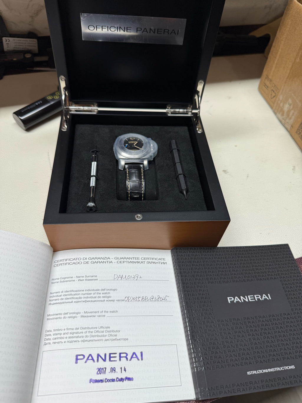 Panerai Lumino Automatic (self-winding) watch 42 millimeters PAM01392
