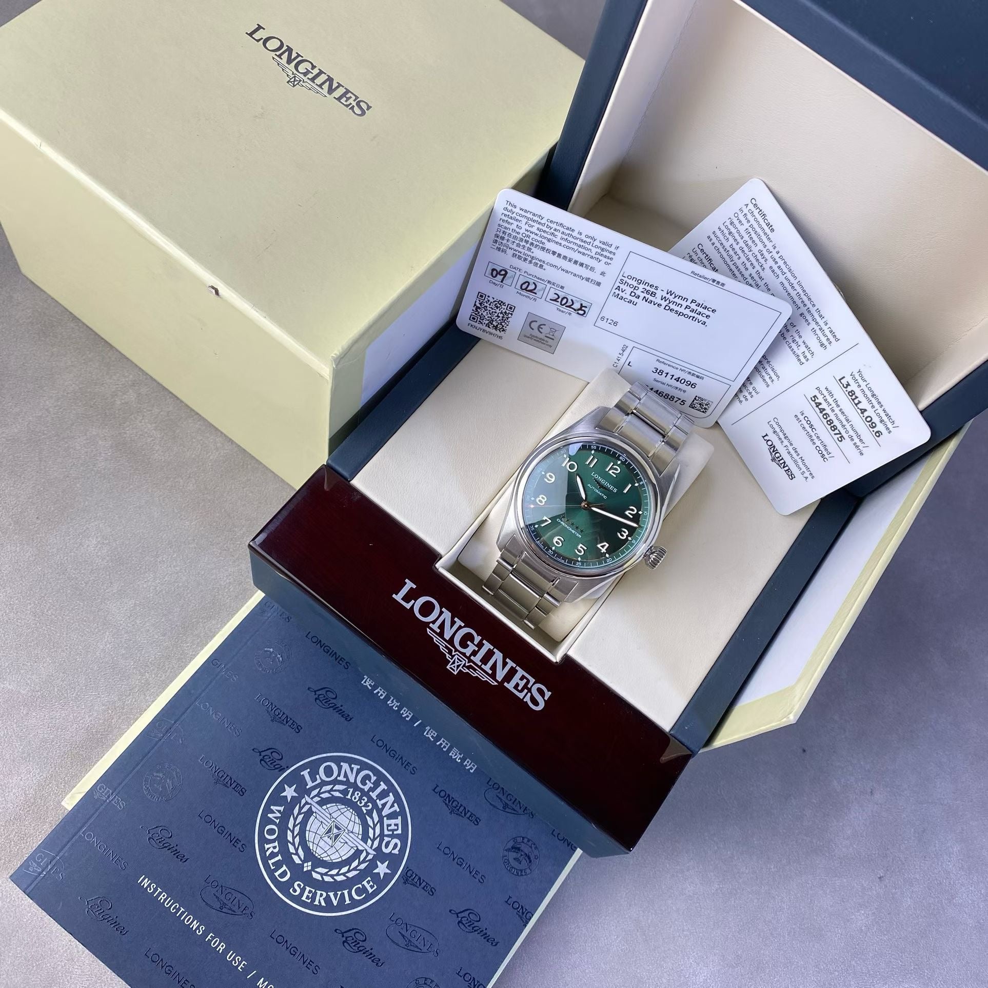 Longines Pioneer Series Automatic (self-winding) watch 42.00 mm L3.811.4.09.6