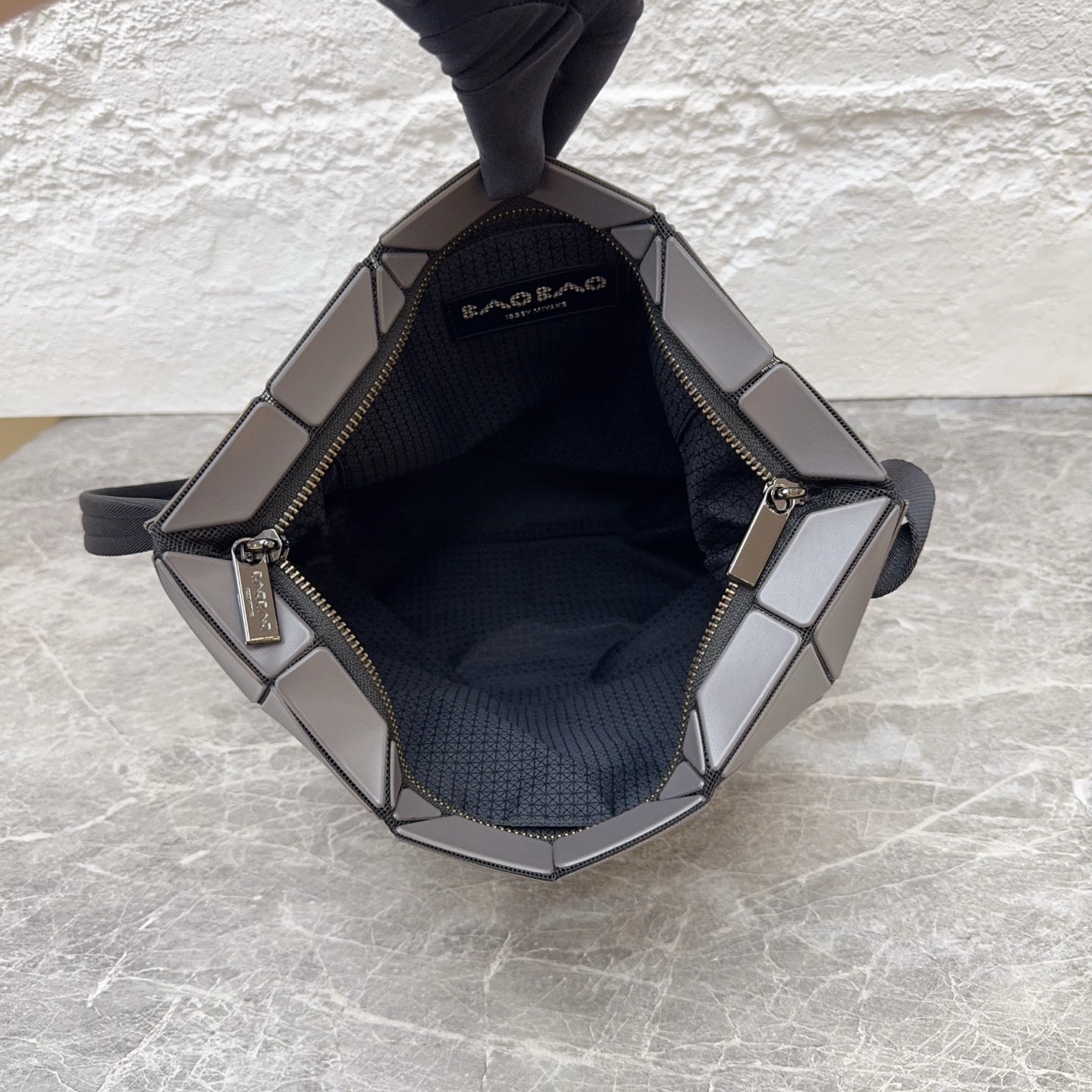 Issey Miyake Gray Crossbody
