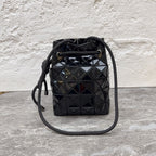 Issey Miyake Black Bucket & Drawstring Bag