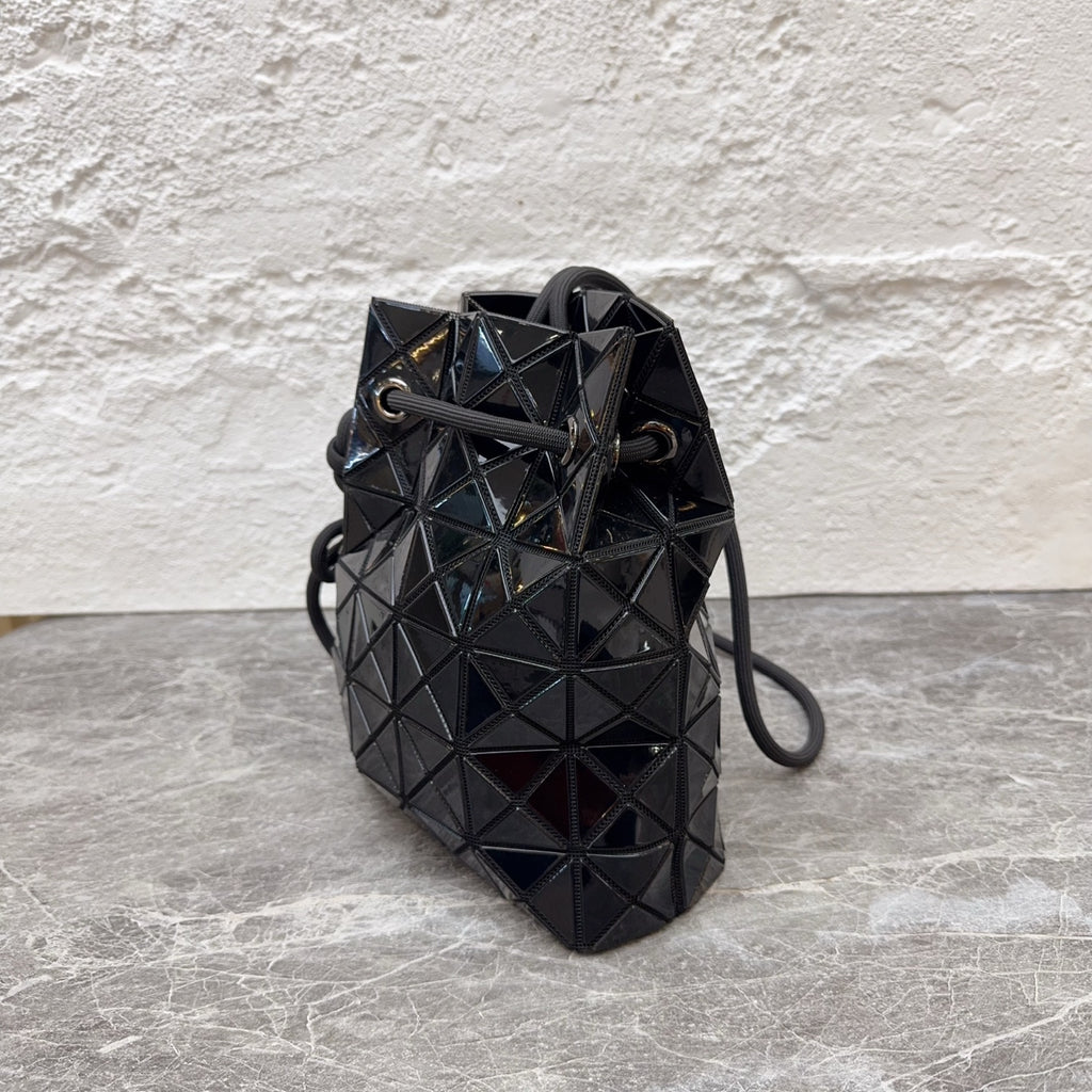 Issey Miyake Black Bucket & Drawstring Bag