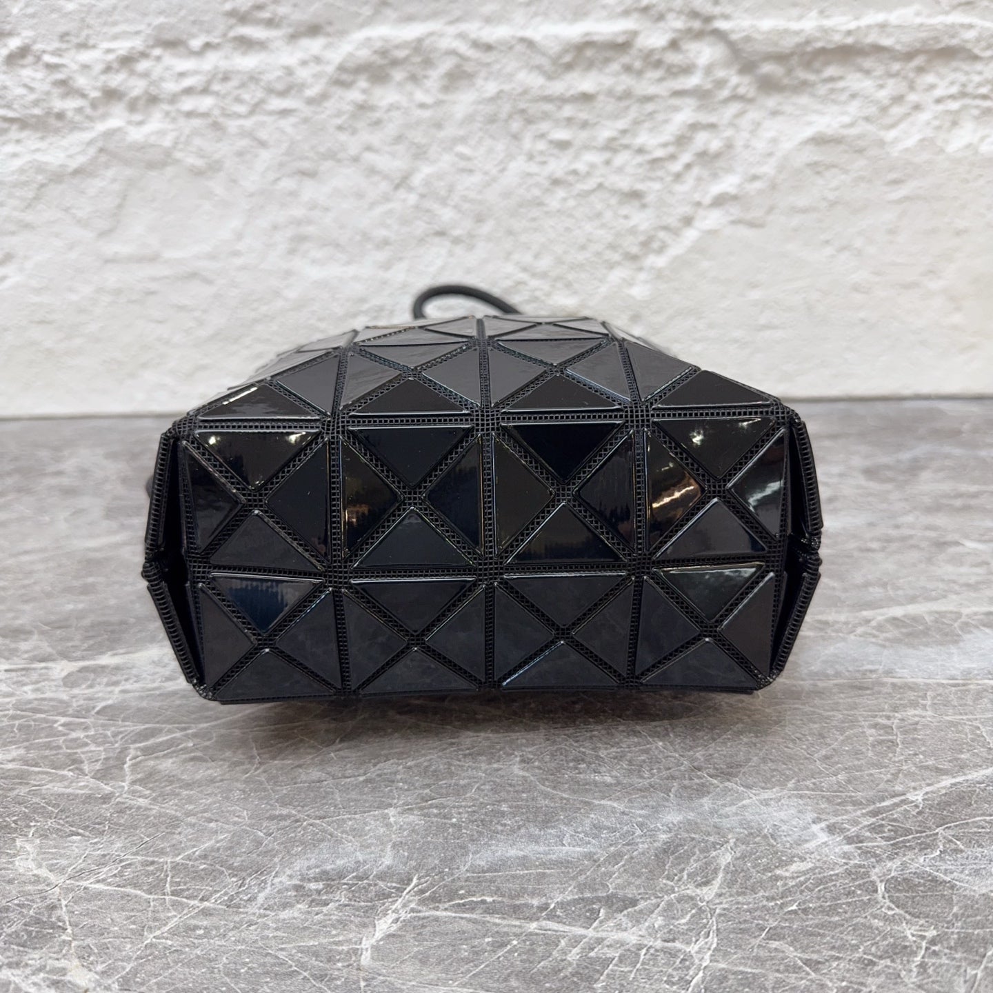 Issey Miyake Black Bucket & Drawstring Bag