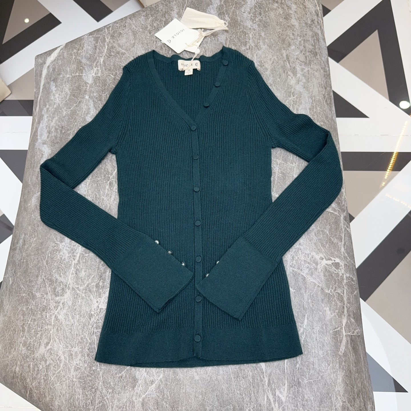 icicle之禾 Green Sweater