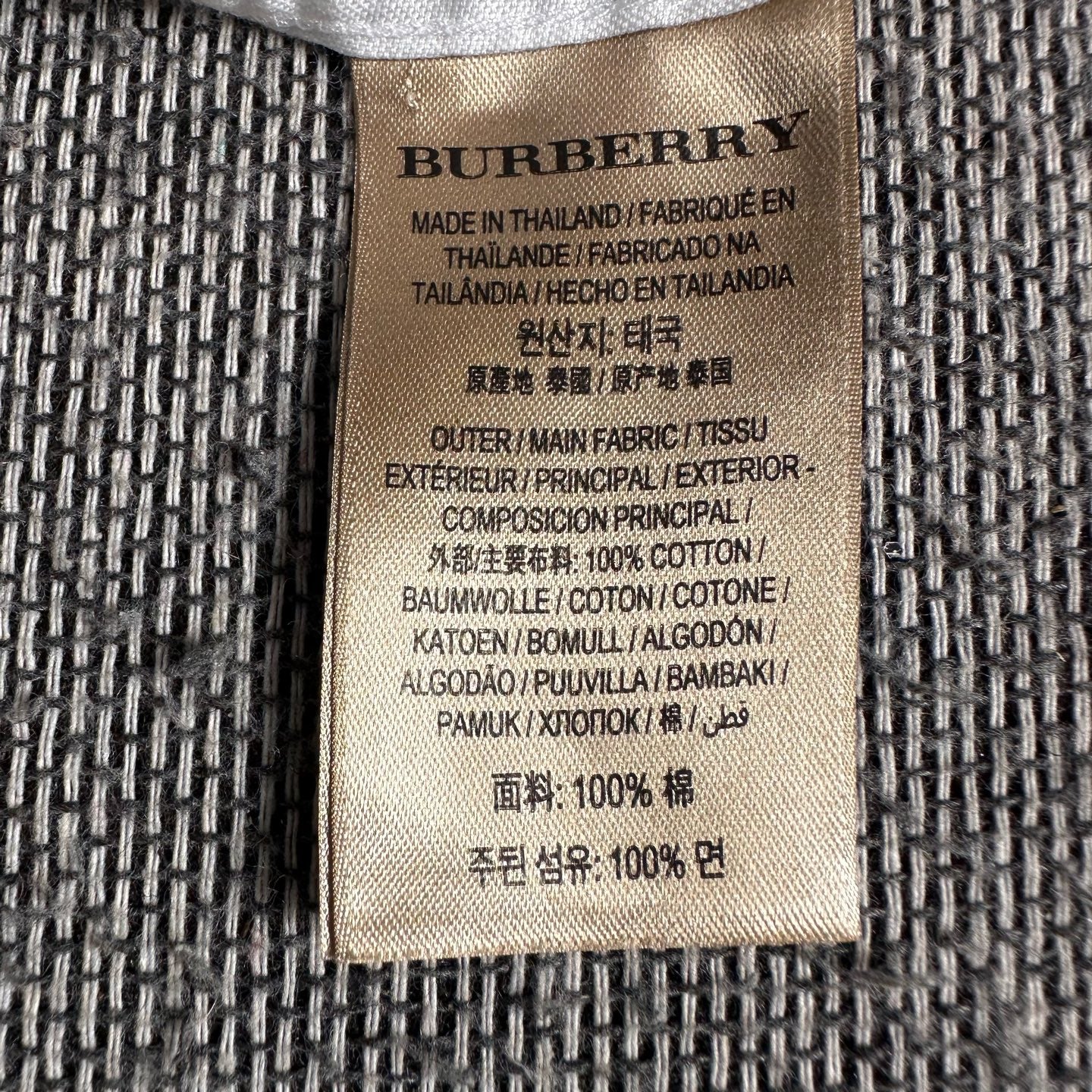 Burberry Cotton White Shirt