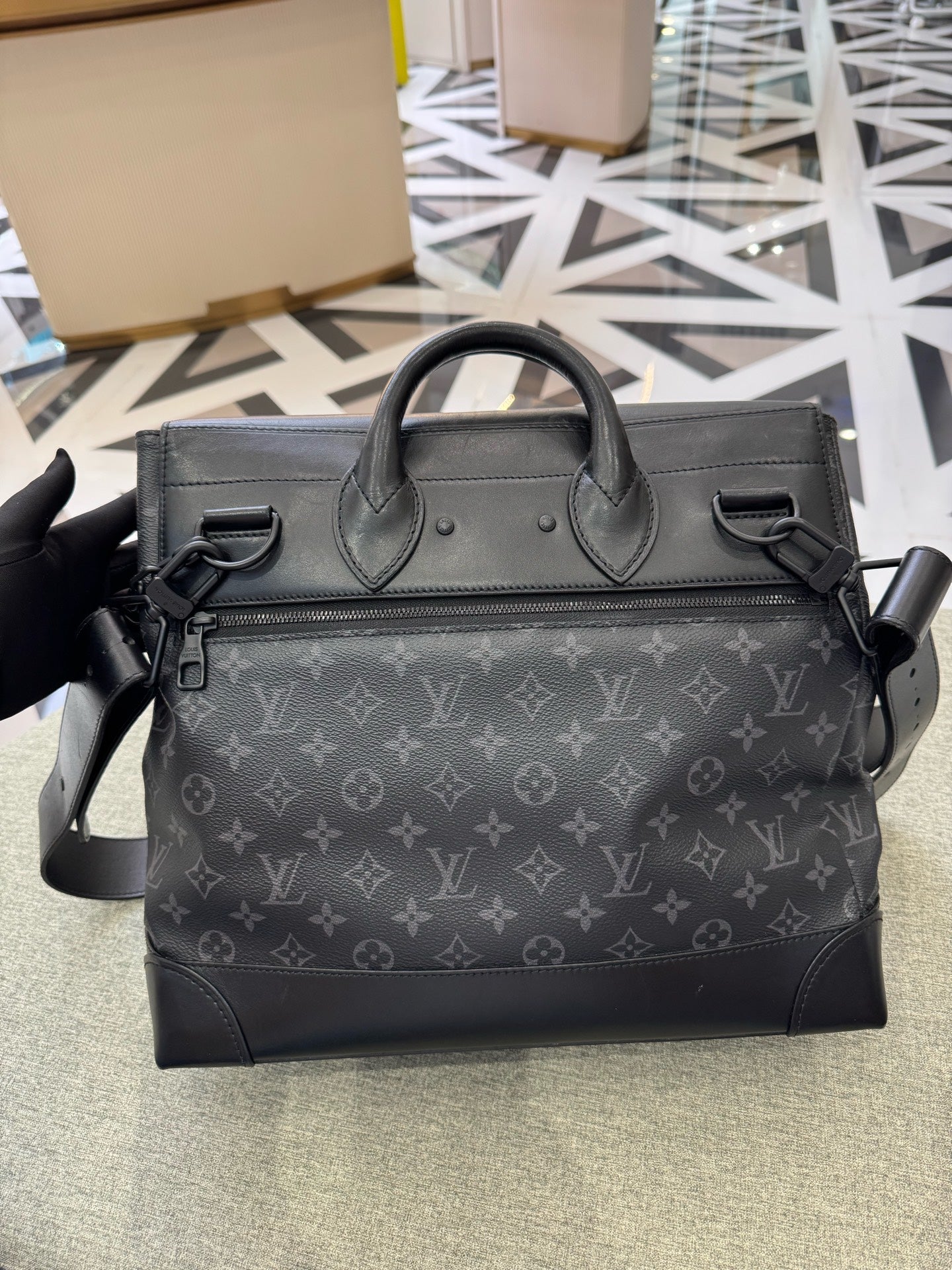 Louis Vuitton Black Messenger Bag