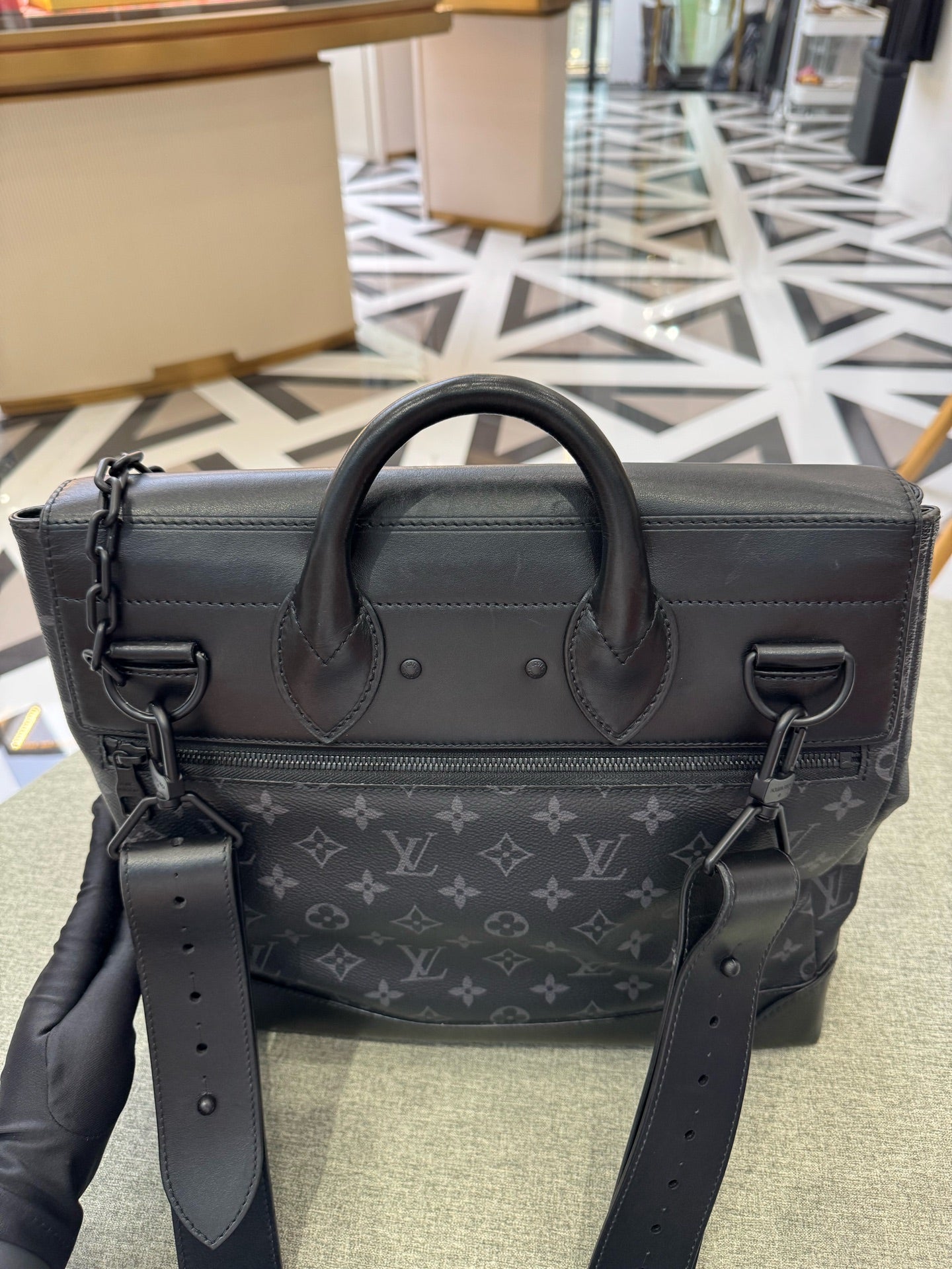 Louis Vuitton Black Messenger Bag