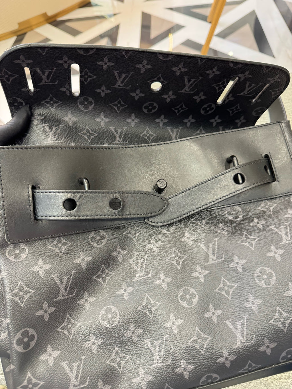 Louis Vuitton Black Messenger Bag