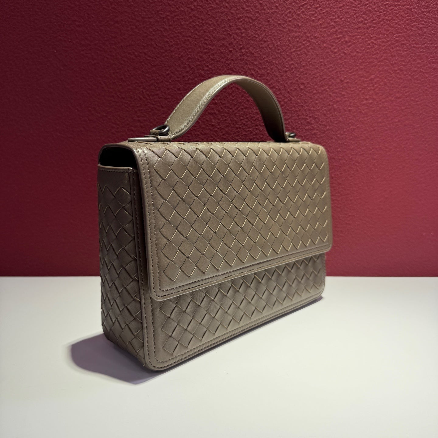 Bottega Veneta Brown Messenger Bag