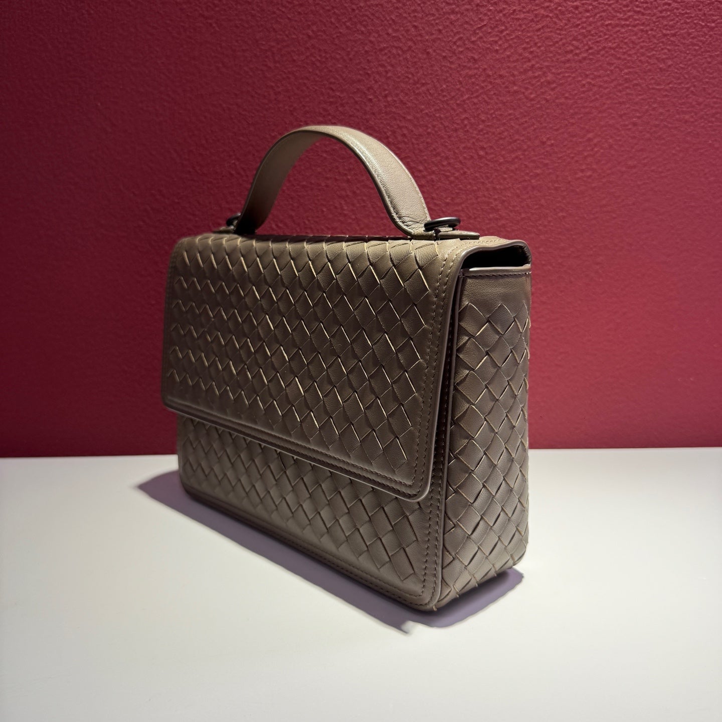 Bottega Veneta Brown Messenger Bag