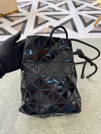 Issey Miyake Black Bucket & Drawstring Bag