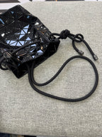 Issey Miyake Black Bucket & Drawstring Bag