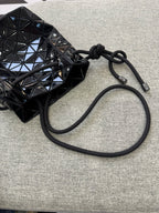 Issey Miyake Black Bucket & Drawstring Bag